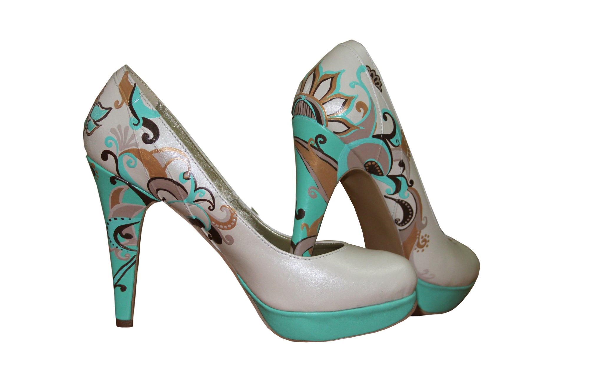 Pantofi pictati manual Fantasy - orice culoare