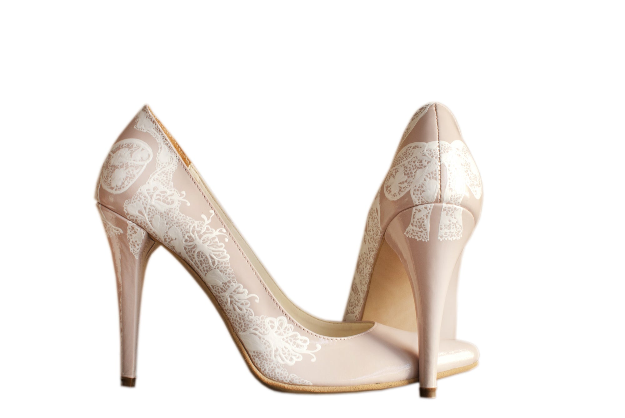 Pantofi pictati manual Just Married - orice culoare