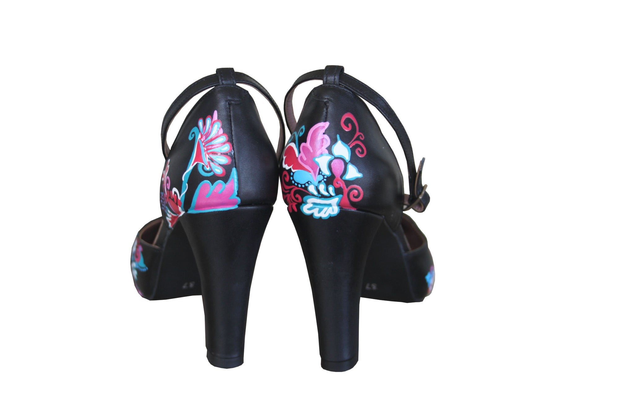 Pantofi pictati manual Multicolor - orice culoare