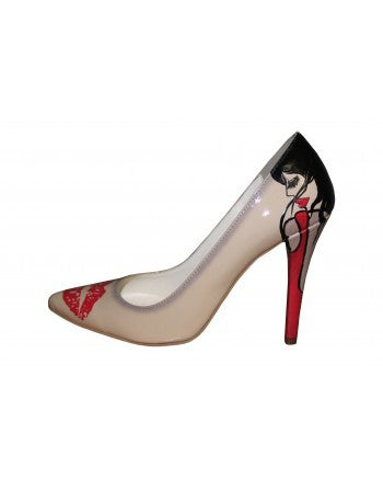 Pantofi pictati manual Mary Kiss - orice culoare