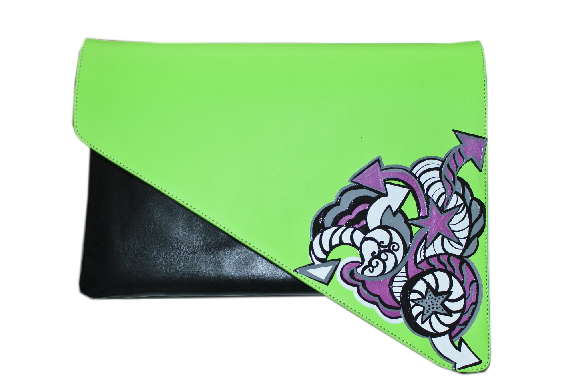 Ghete Piele Naturala Pictate  P110 - orice culoare