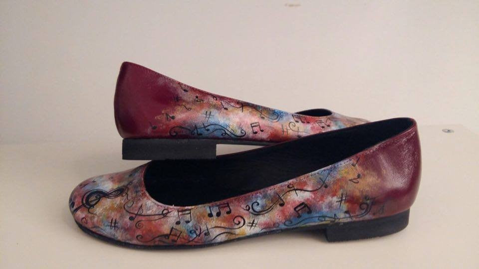 Pantofi Pictati P131 - orice culoare