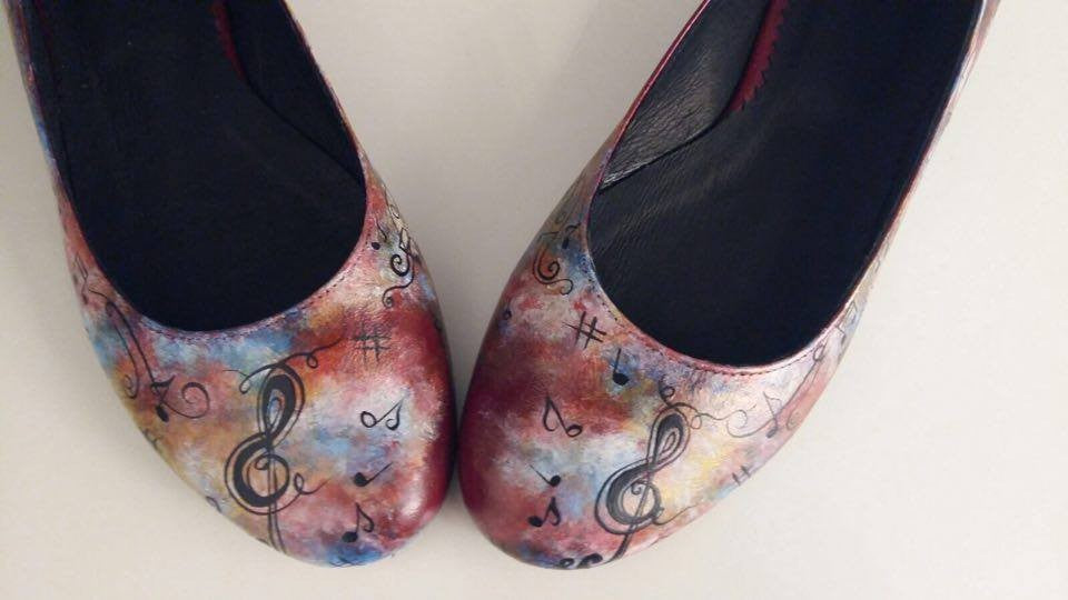 Pantofi Pictati P131 - orice culoare