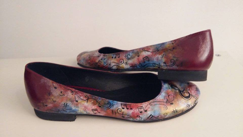 Pantofi Pictati P131 - orice culoare