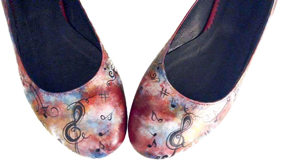 Pantofi Pictati P131 - orice culoare
