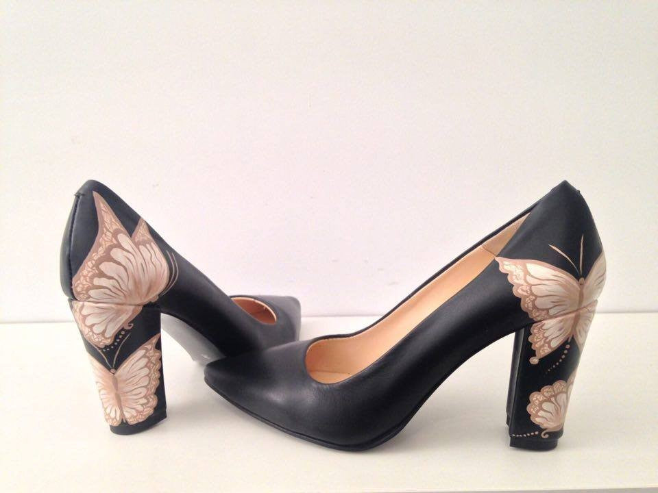 Pantofi Pictati P135 - orice culoare