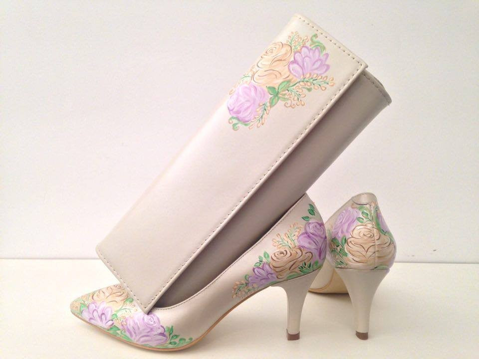 Pantofi Pictati Manual Delicate Flower - orice culoare