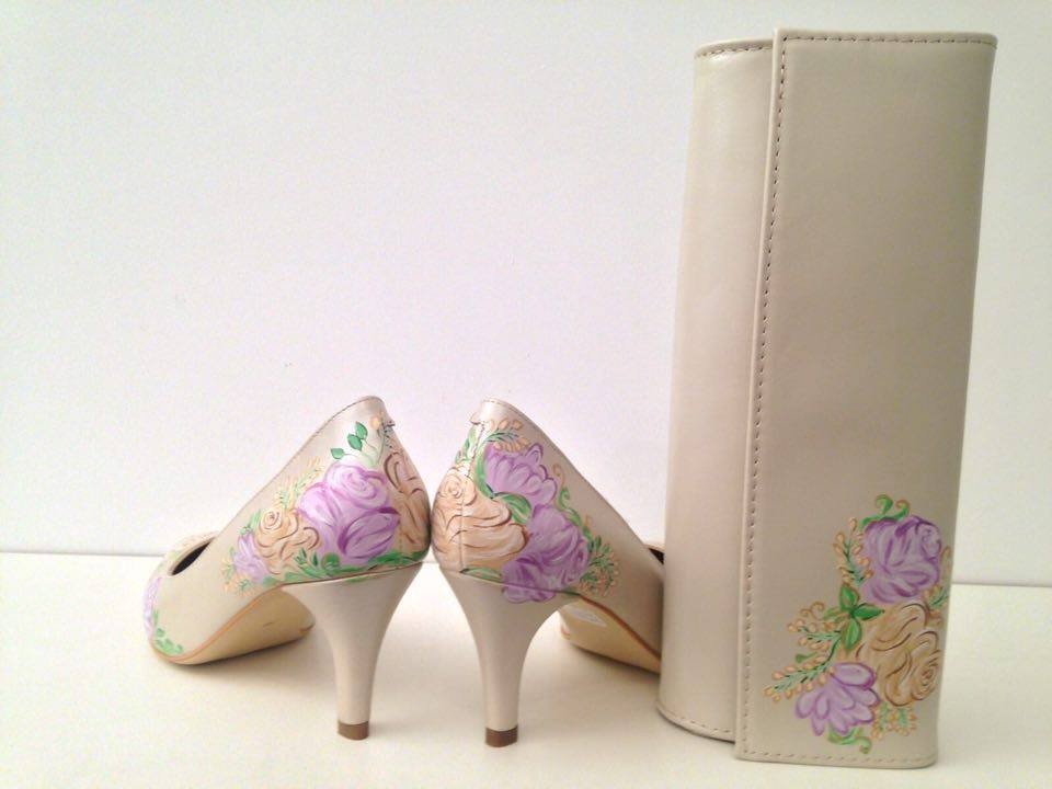 Pantofi Pictati Manual Delicate Flower - orice culoare