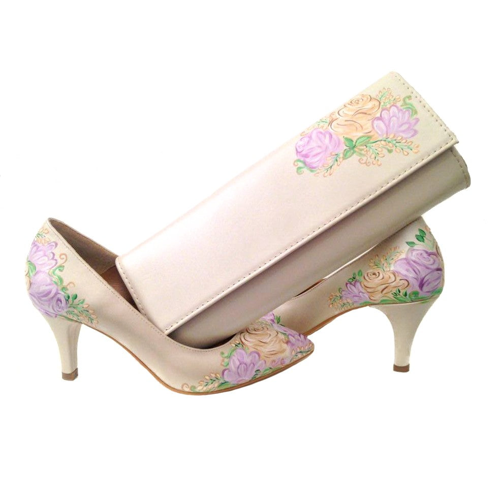 Pantofi Pictati Manual Delicate Flower - orice culoare
