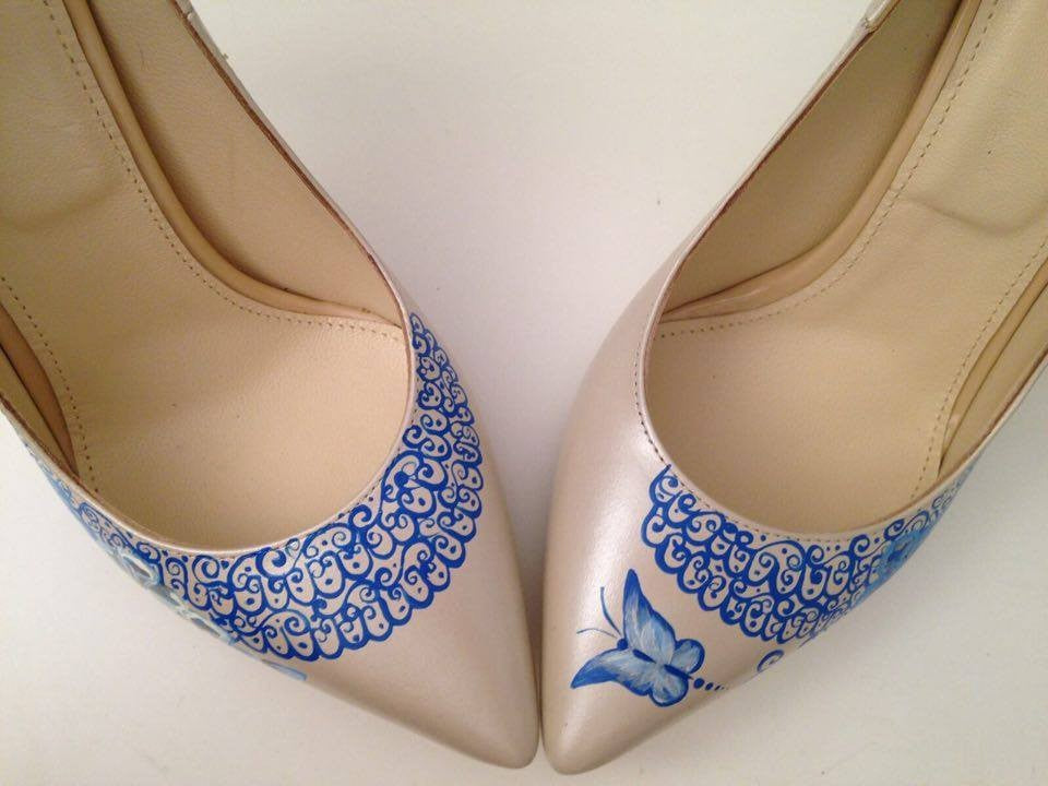 Pantofi Pictati P141 - orice culoare
