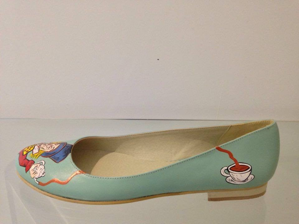 Balerini Pictati P144 - orice culoare