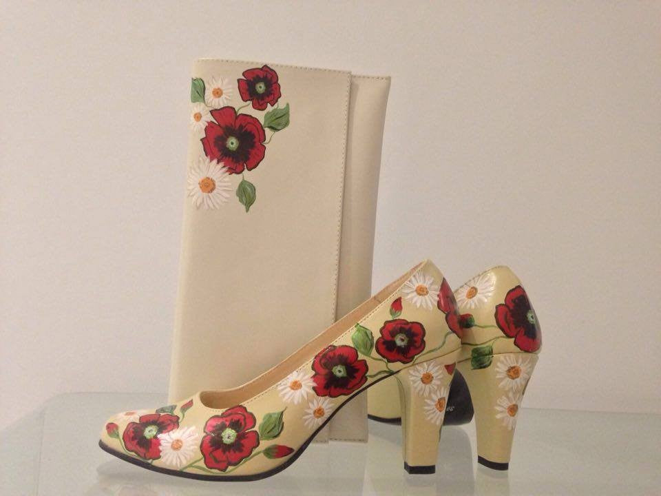 Pantofi Pictati P146 - orice culoare