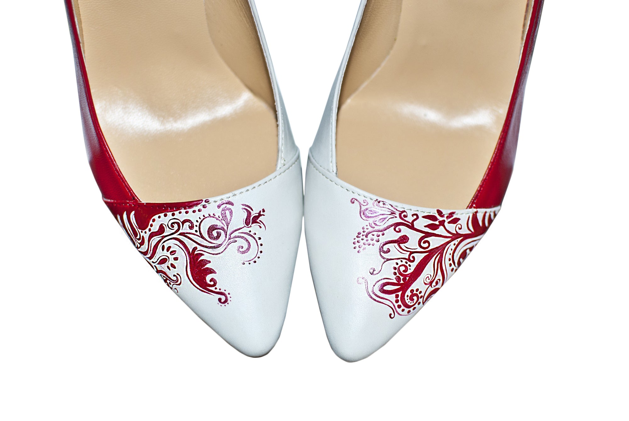 Pantofi Pictati Manual Red Stylish Stiletto - orice culoare