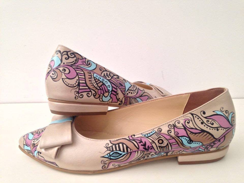 Balerini Pictati P160 - orice culoare