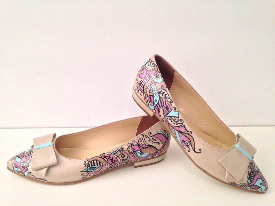 Balerini Pictati P160 - orice culoare