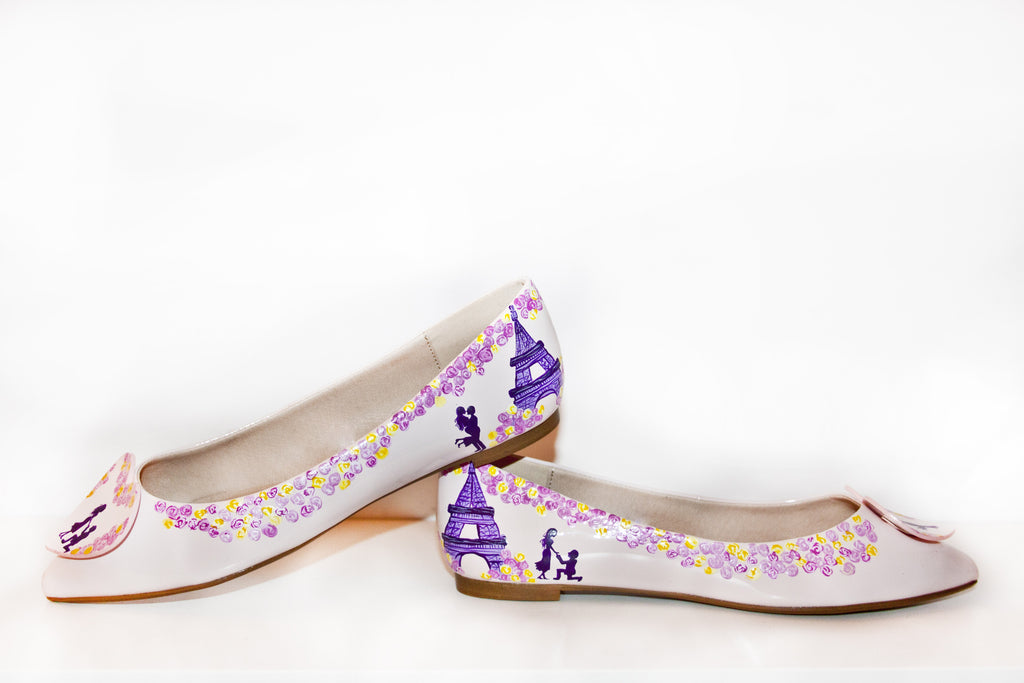 Balerini Pictati Manual Sweet Bride - Orice Culoare