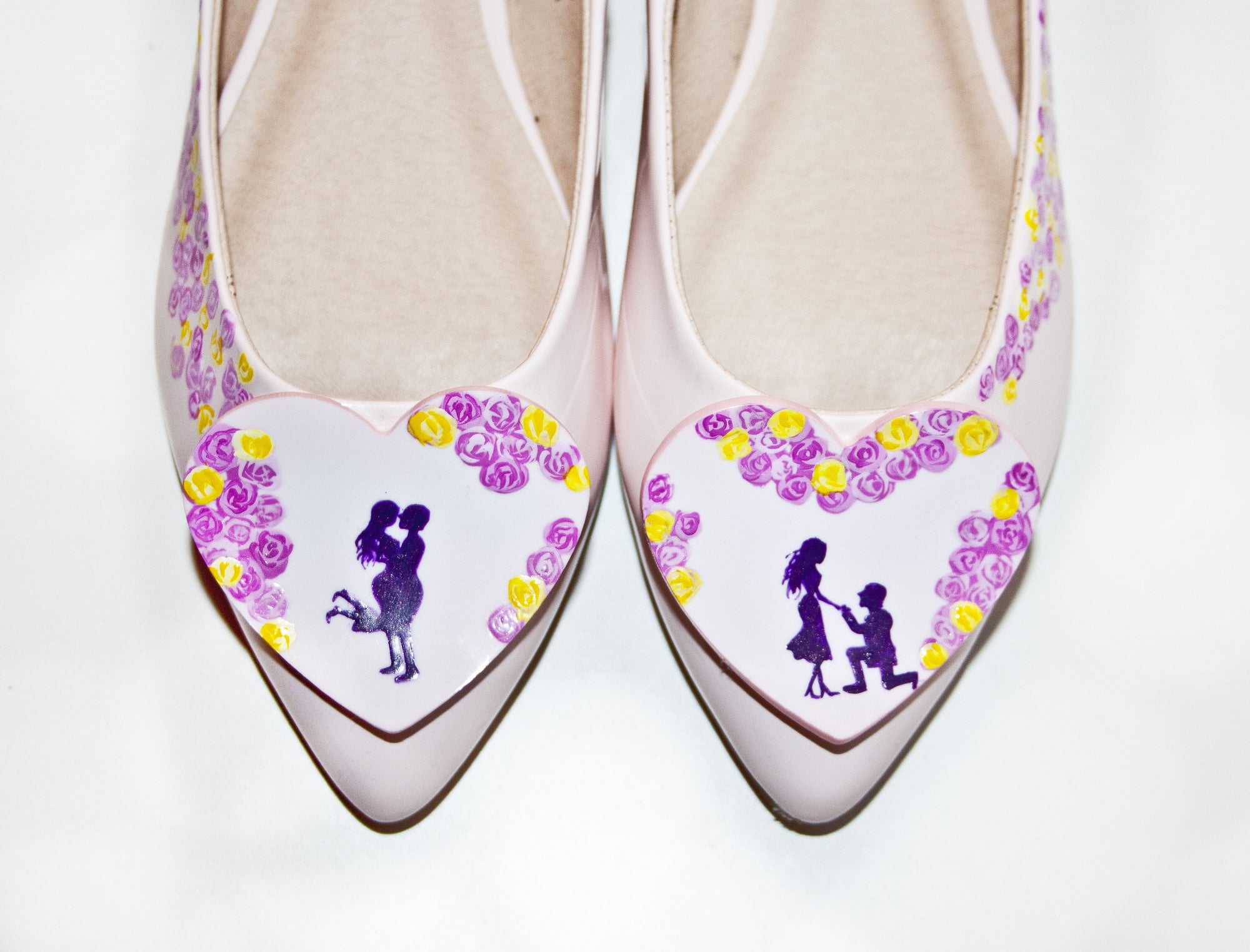 Balerini Pictati Manual Sweet Bride - Orice Culoare