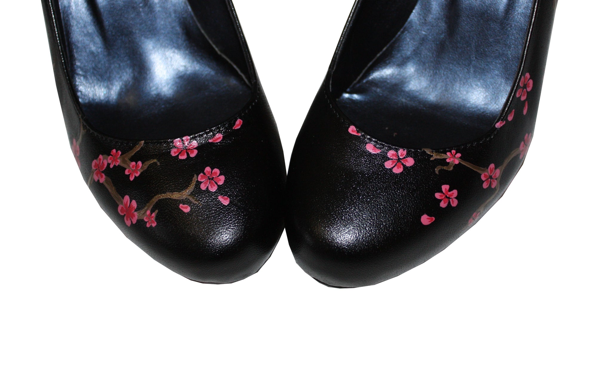 Pantofi pictati manual Pink Petals - orice culoare