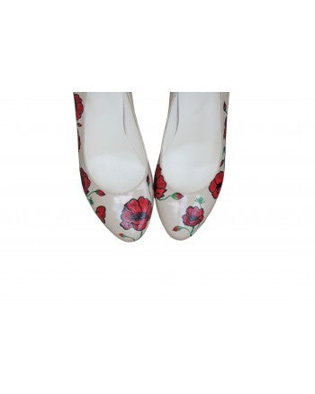 Pantofi pictati manual Roses - orice culoare