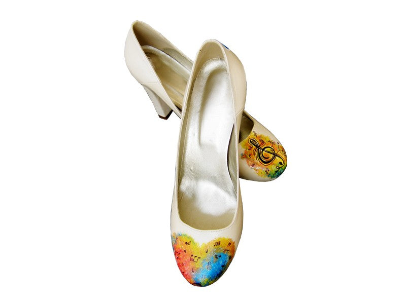 Pantofi pictati manual Sound of Music - orice culoare