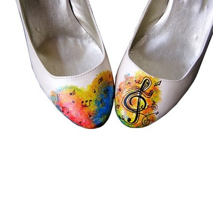 Pantofi pictati manual Sound of Music - orice culoare