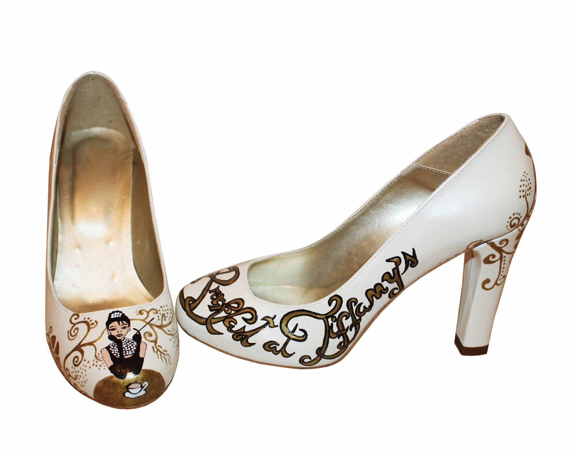 Pantofi pictati manual Tiffany's - orice culoare