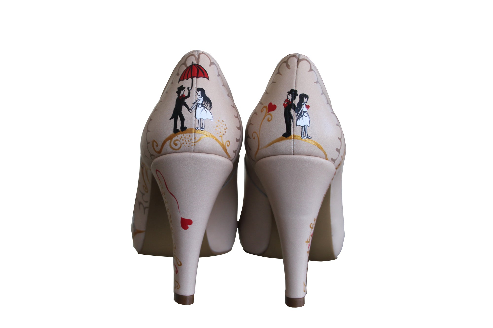 Pantofi pictati manual True Love - orice culoare