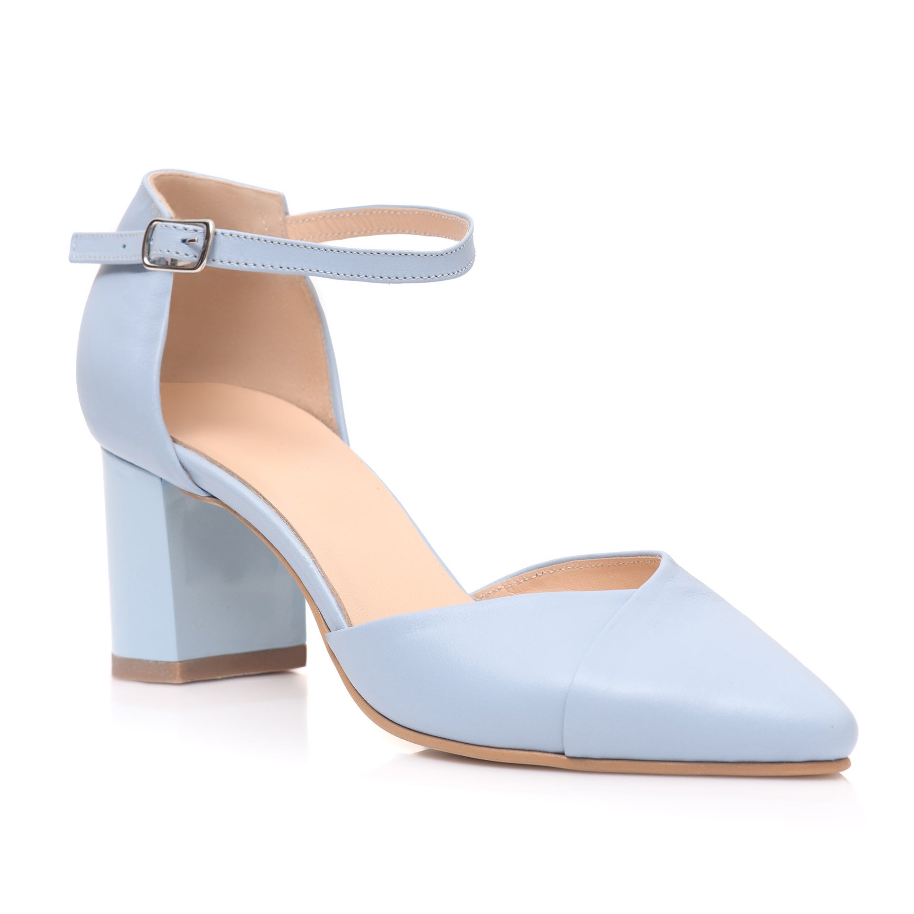 Pantofi Piele Bleu Relax C44 - orice culoare