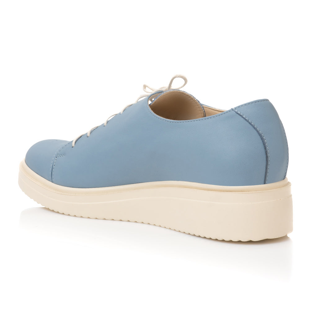 Pantofi Piele Bleu Oxford E1 - orice culoare
