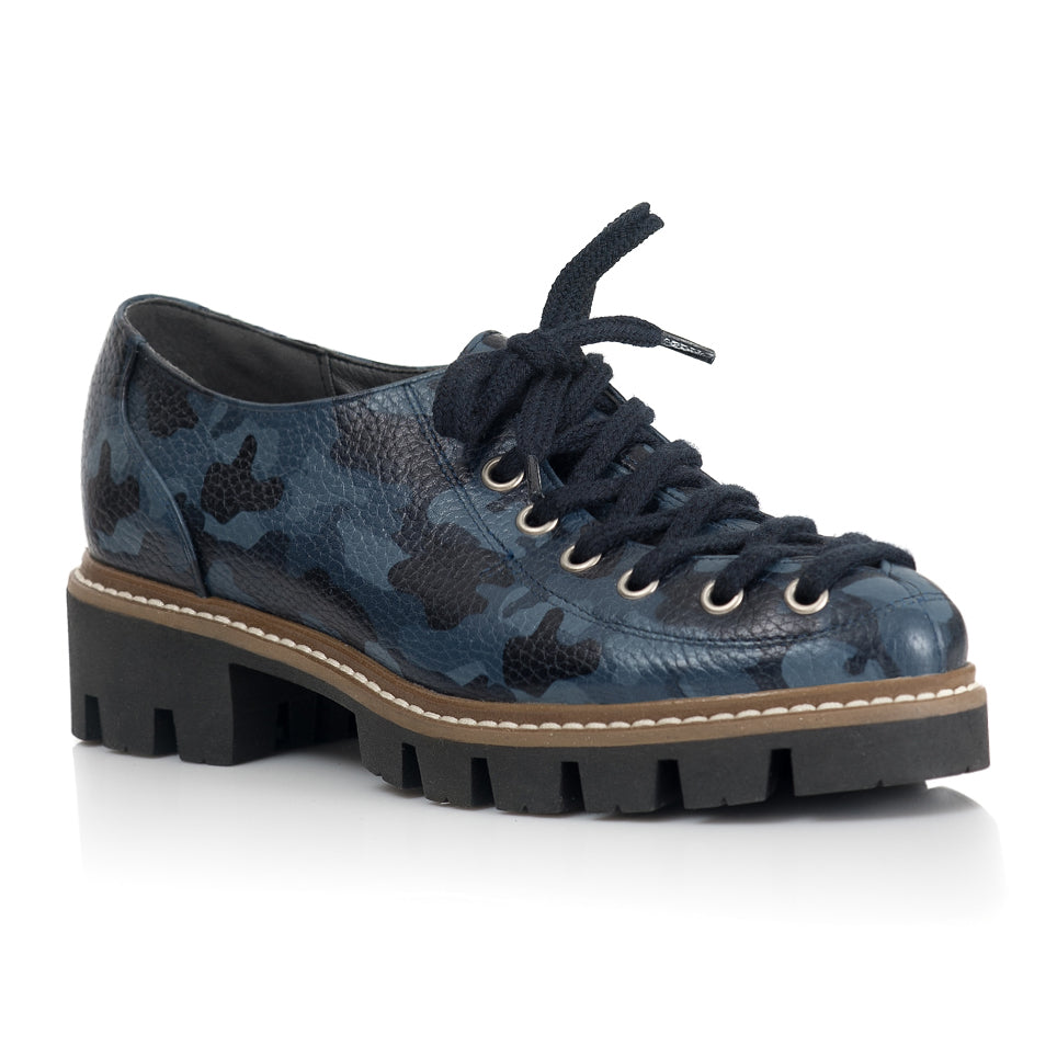 Pantofi Talpa Bocanc Piele Albastru Marin V70 - orice culoare