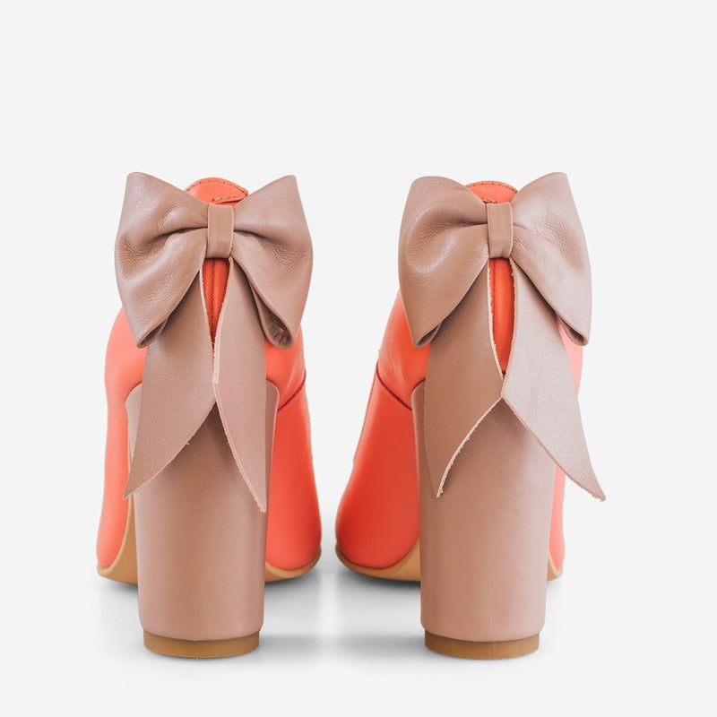 Pantofi Dama Piele Corai Fundita D14 - orice culoare