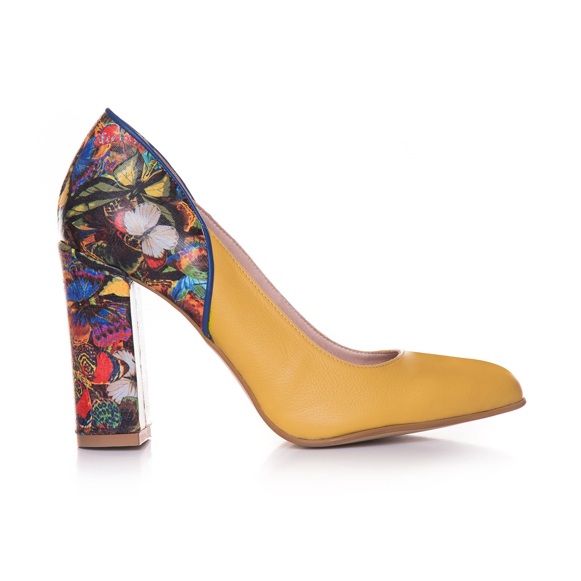 Pantofi Piele Galben Fluturas T41  - orice culoare
