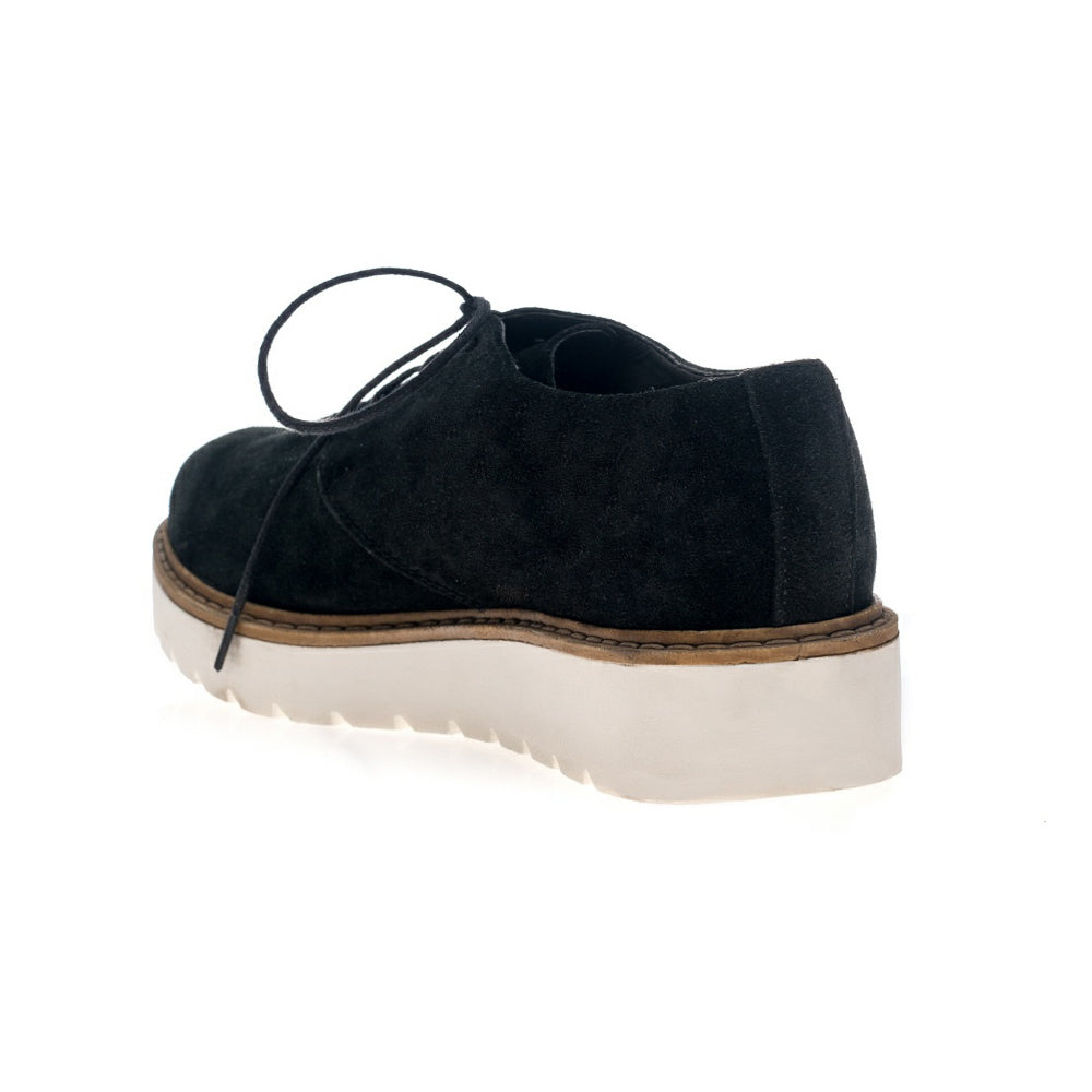 Pantofi piele intoarsa negru Oxford V6 - orice culoare