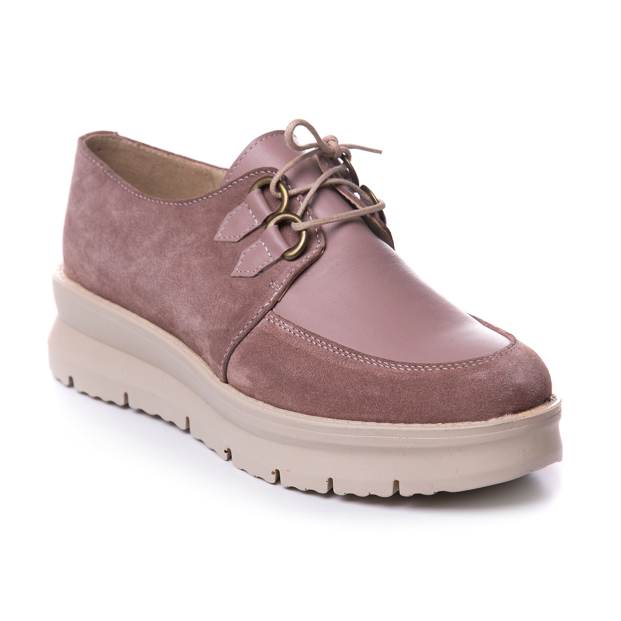 Pantofi Talpa Joasa Piele Cpucino V32 -  orice culoare