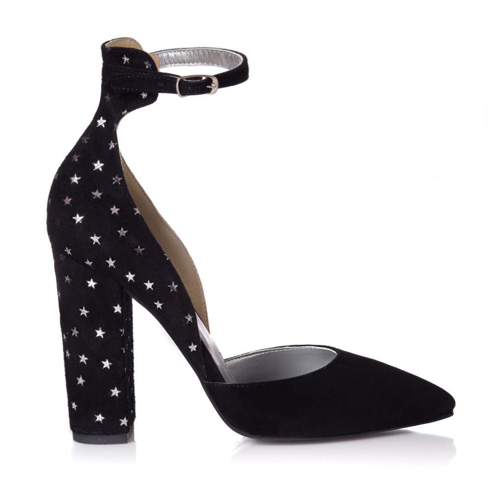 Pantofi Piele ntoarsa Negru Star L30 - orice culoare