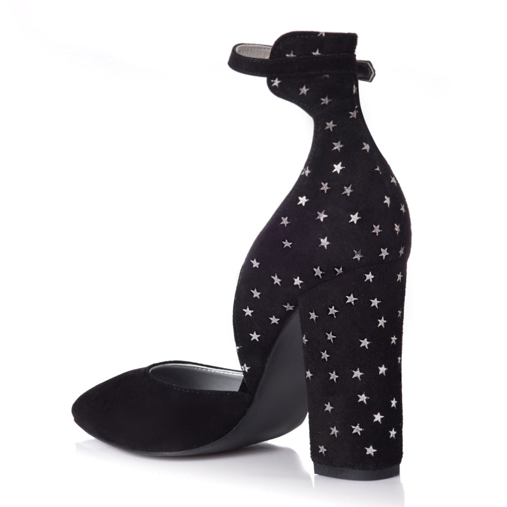 Pantofi Piele ntoarsa Negru Star L30 - orice culoare