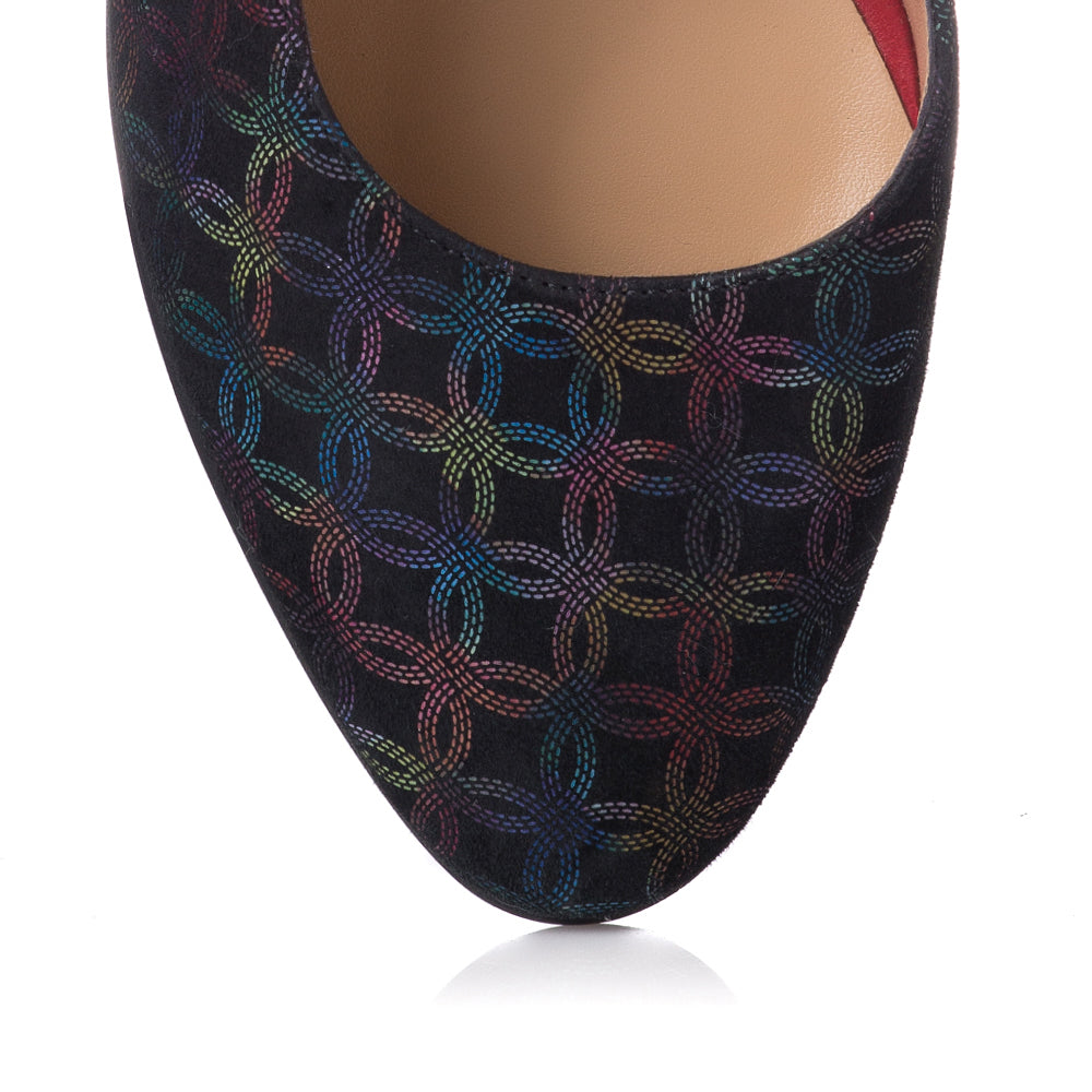Pantofi Dama Piele Multicolora Comod T20 - Orice Culoare