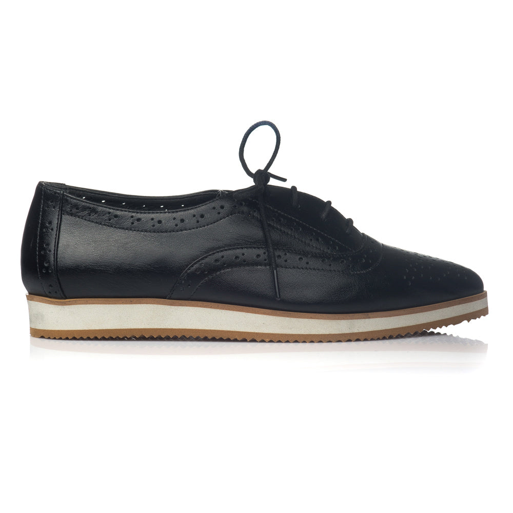 Pantofi piele Oxford Varf ascutit Negru V2  - orice culoare