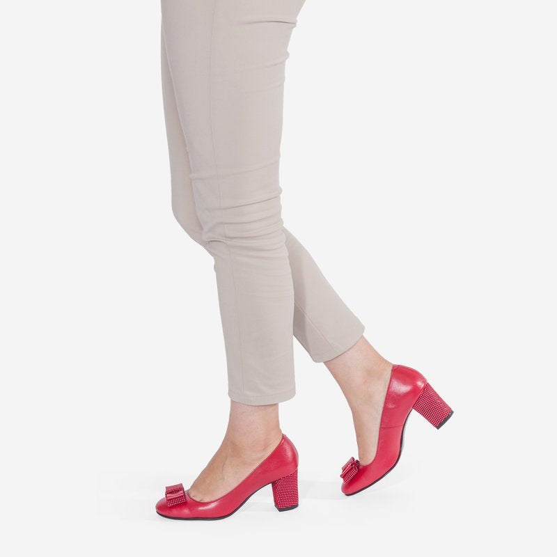 Pantofi Piele Rosu Office Bleumarine D20 - orice culoare