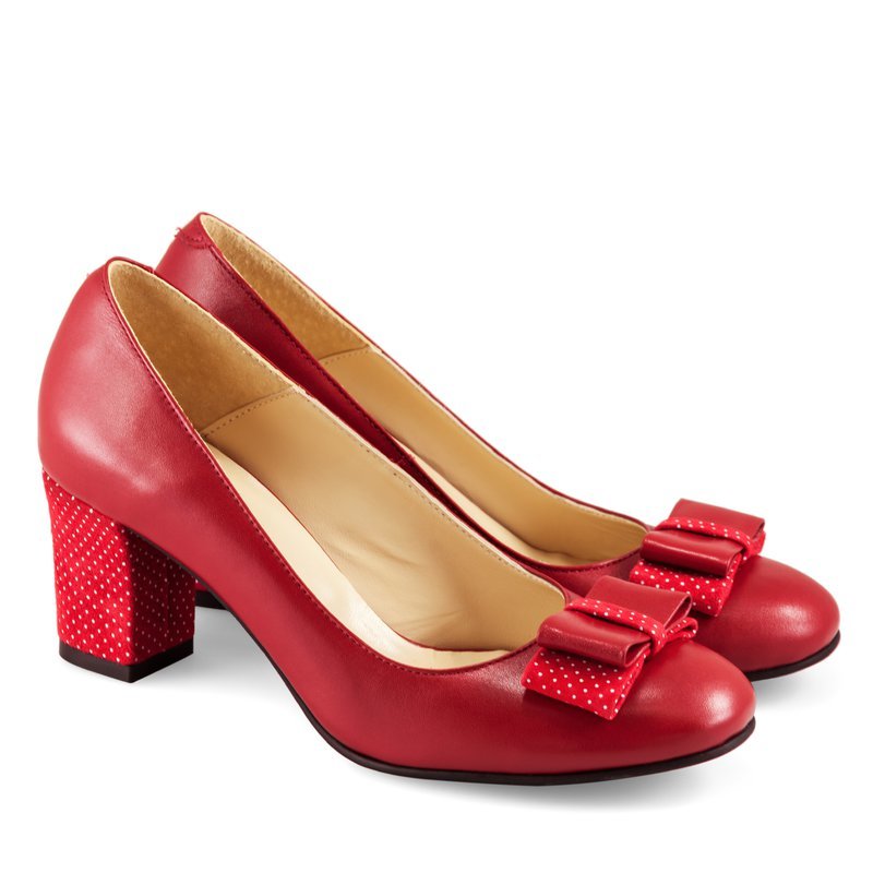 Pantofi Piele Rosu Office Bleumarine D20 - orice culoare