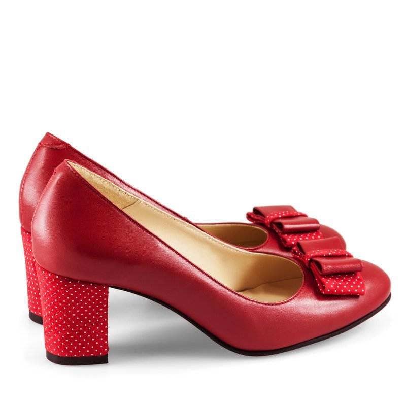 Pantofi Piele Rosu Office Bleumarine D20 - orice culoare