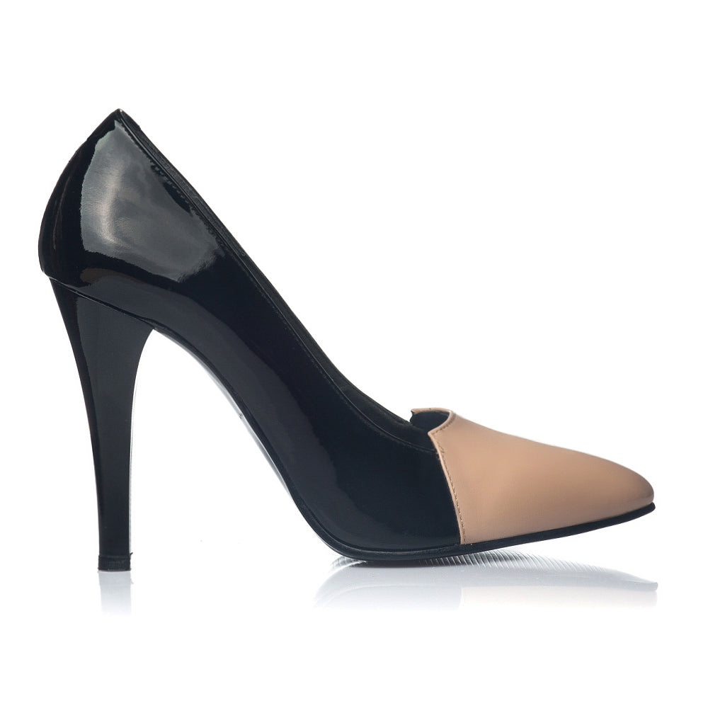 Pantofi Dama Piele Stiletto Lia Nude V22 - orice culoare