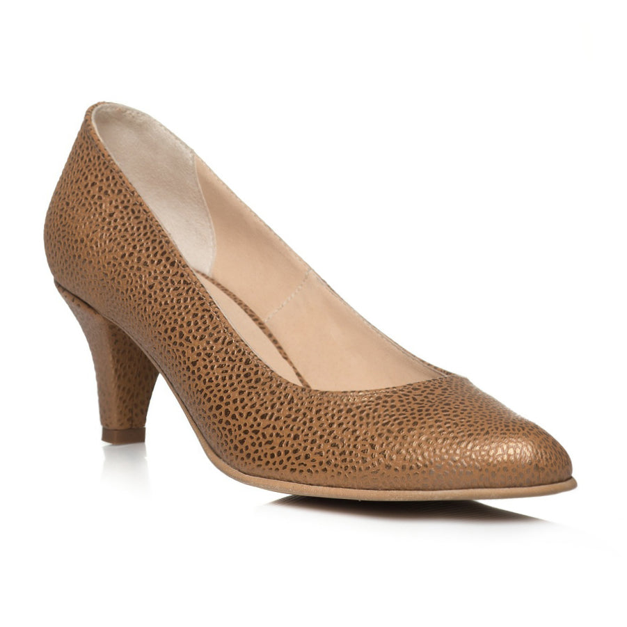 Pantofi Dama Auriu Toc Mic I1 - orice culoare