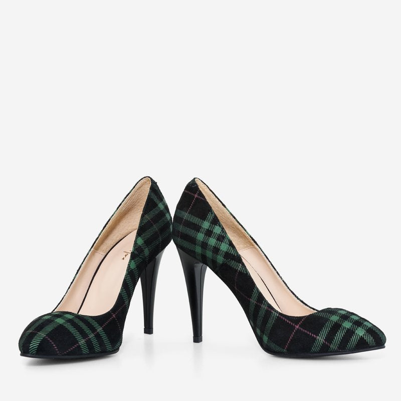 Pantofi Stiletto Piele Carouri D50 - orice culoare
