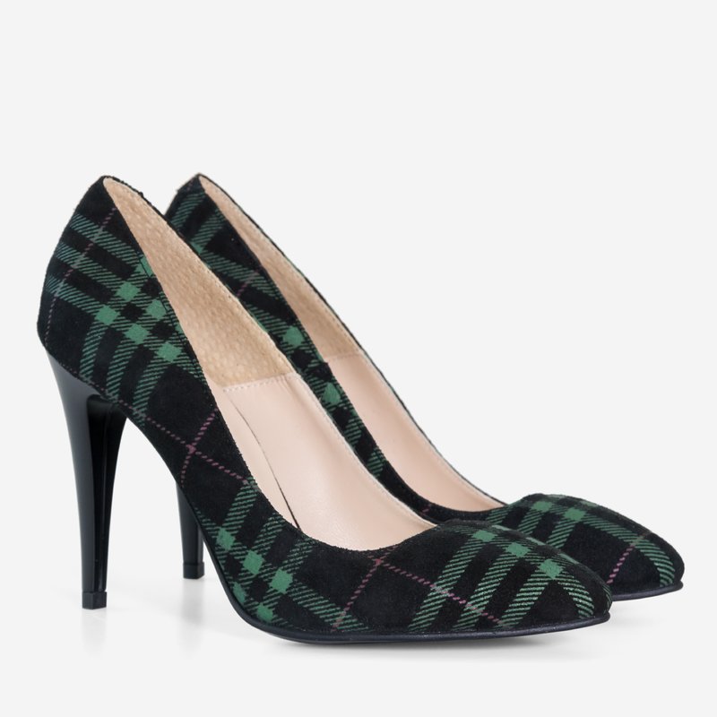 Pantofi Stiletto Piele Carouri D50 - orice culoare