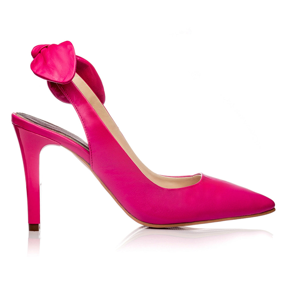 Pantofi Stiletto Decupat Piele Ciclam C20 - orice culoare