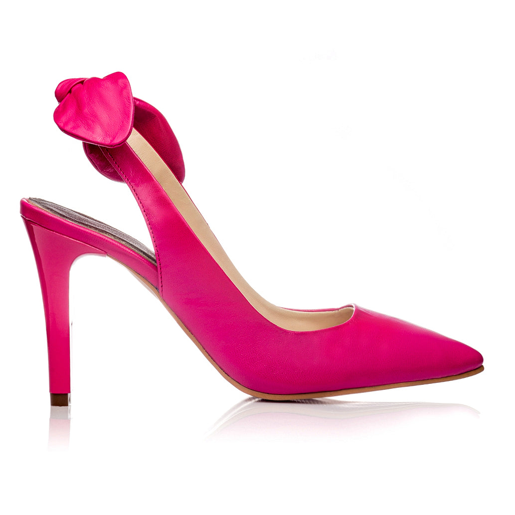 Pantofi Stiletto Decupat Piele Ciclam C20 - orice culoare