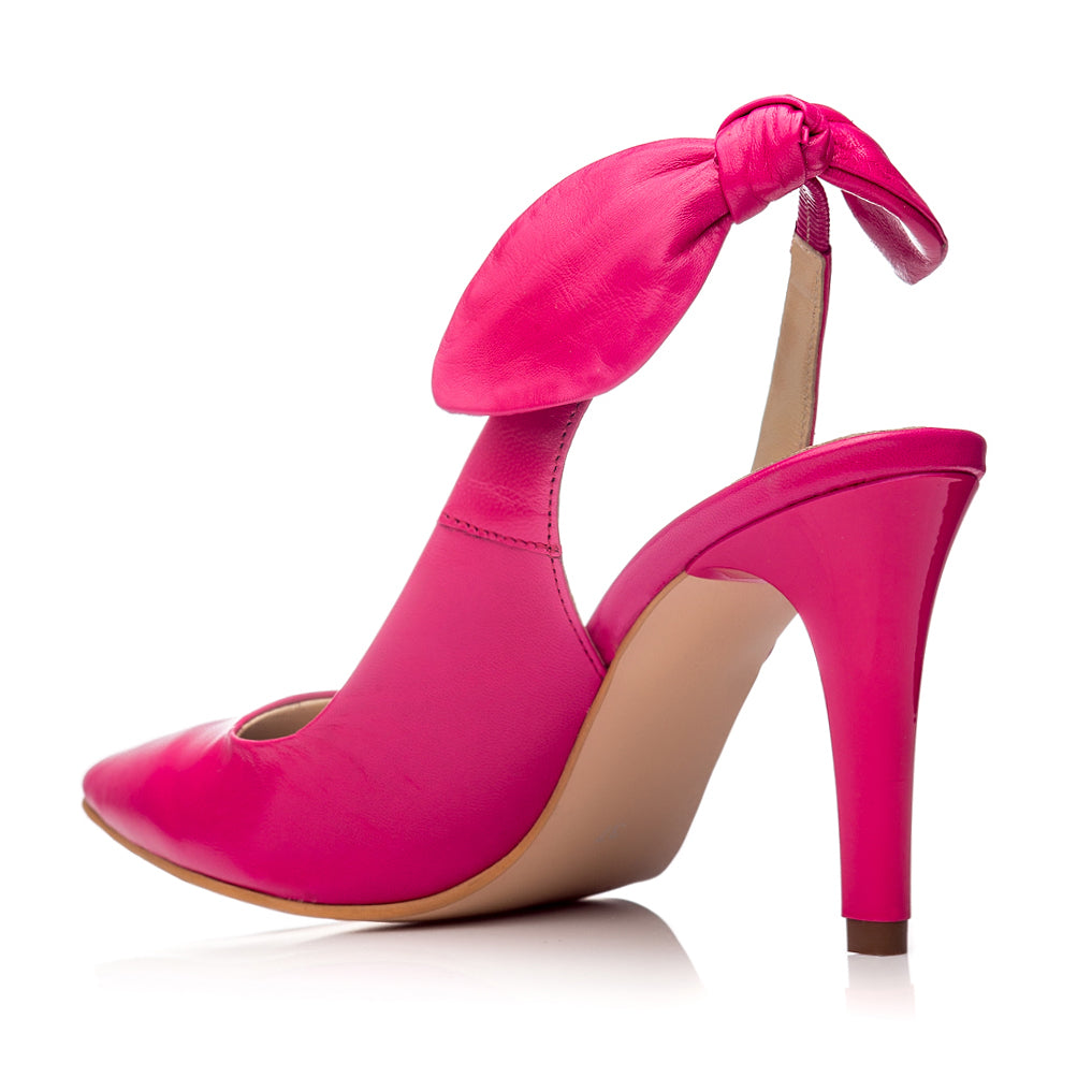 Pantofi Stiletto Decupat Piele Ciclam C20 - orice culoare