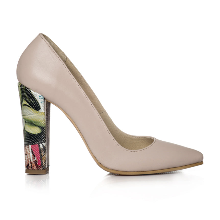 Pantofi Stiletto Toc Gros Revista C10 - orice culoare