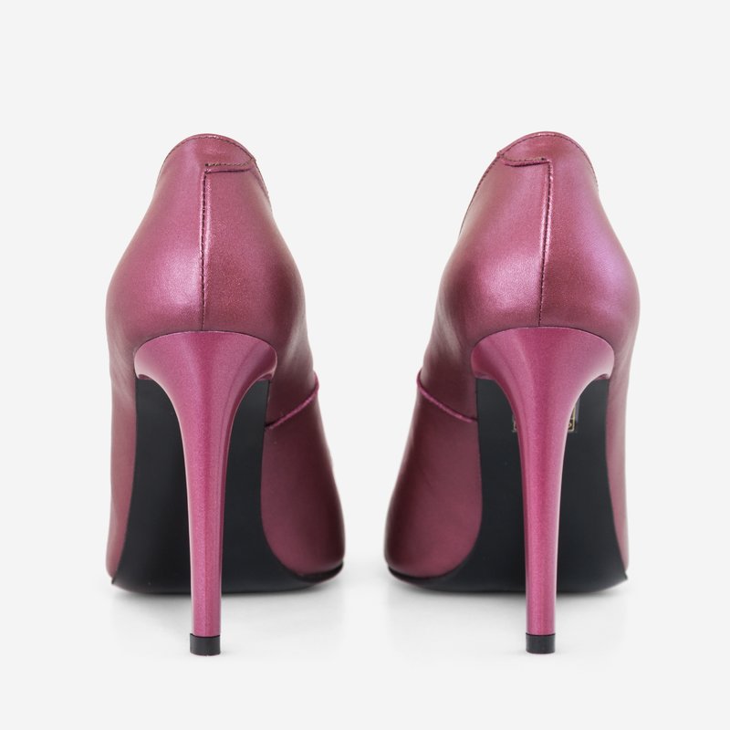 Pantofi Stiletto Piele Marsala Sidef D40 - Orice Culoare